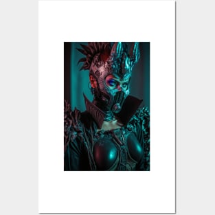 Post Apocalyptical Female in Armor Posters and Art